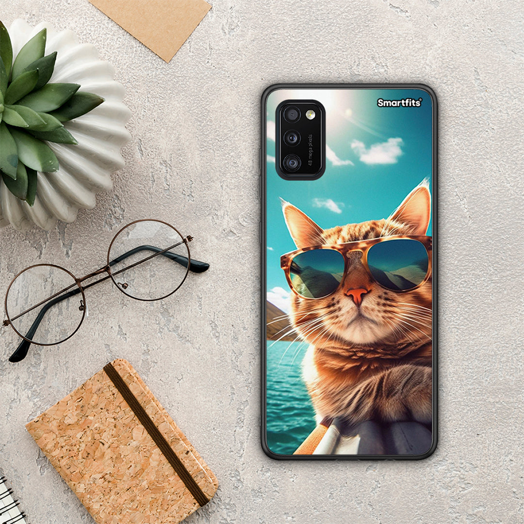 Summer Cat - Samsung Galaxy A41 θήκη