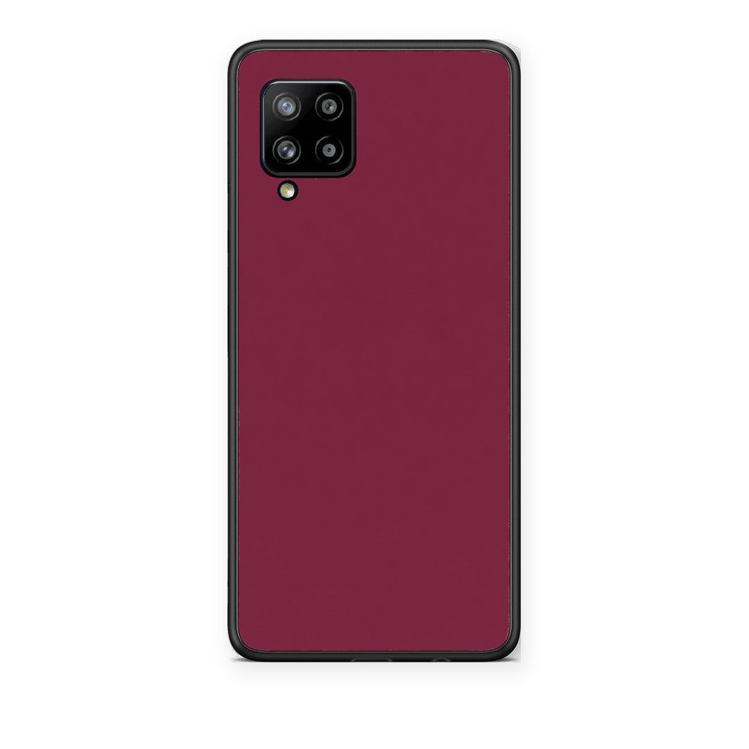 Θήκη Samsung Galaxy A42 Burgundy από τη Smartfits με σχέδιο στο πίσω μέρος και μαύρο περίβλημα | Samsung Galaxy A42 Burgundy case with colorful back and black bezels
