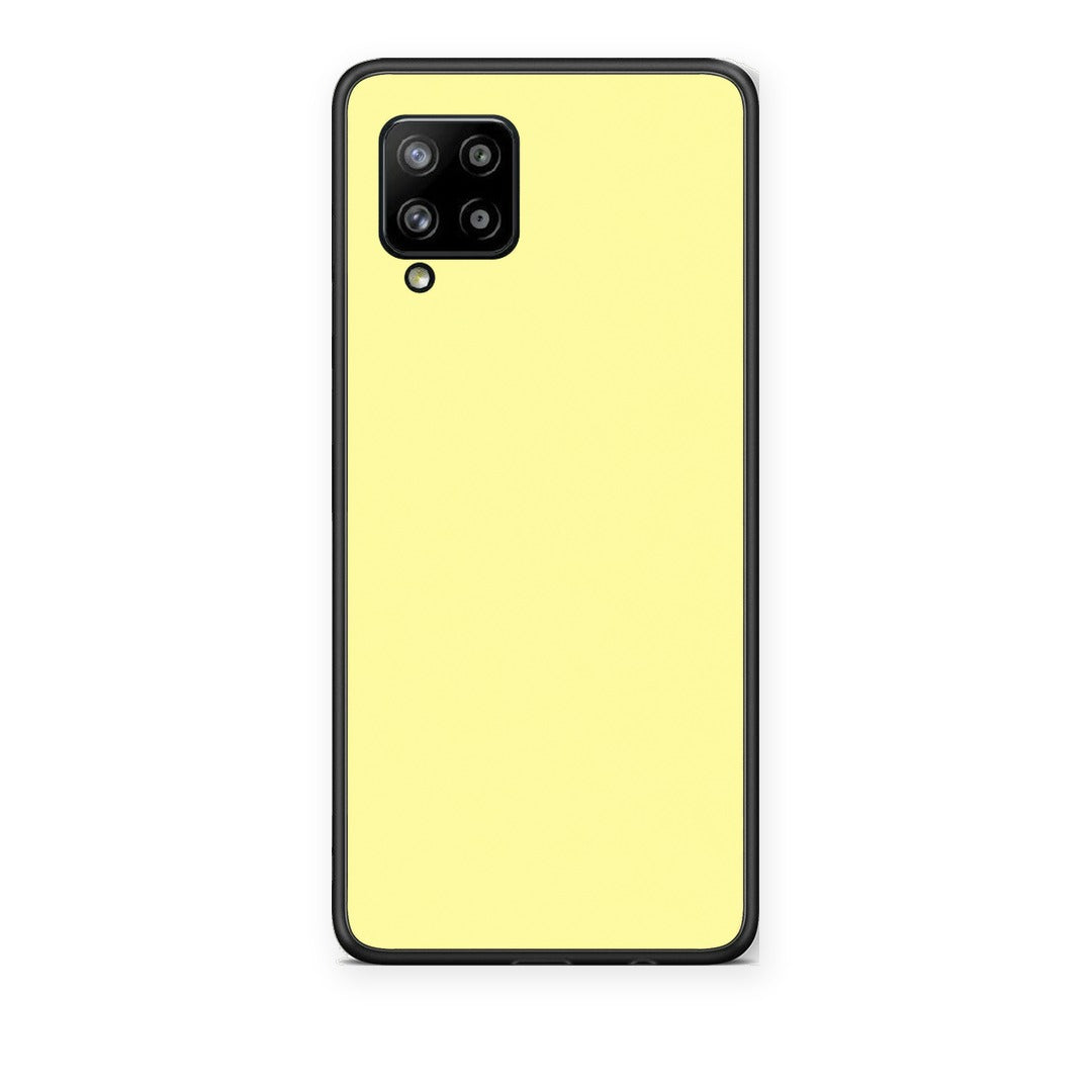 Θήκη Samsung Galaxy A42 Butter Yellow από τη Smartfits με σχέδιο στο πίσω μέρος και μαύρο περίβλημα | Samsung Galaxy A42 Butter Yellow case with colorful back and black bezels