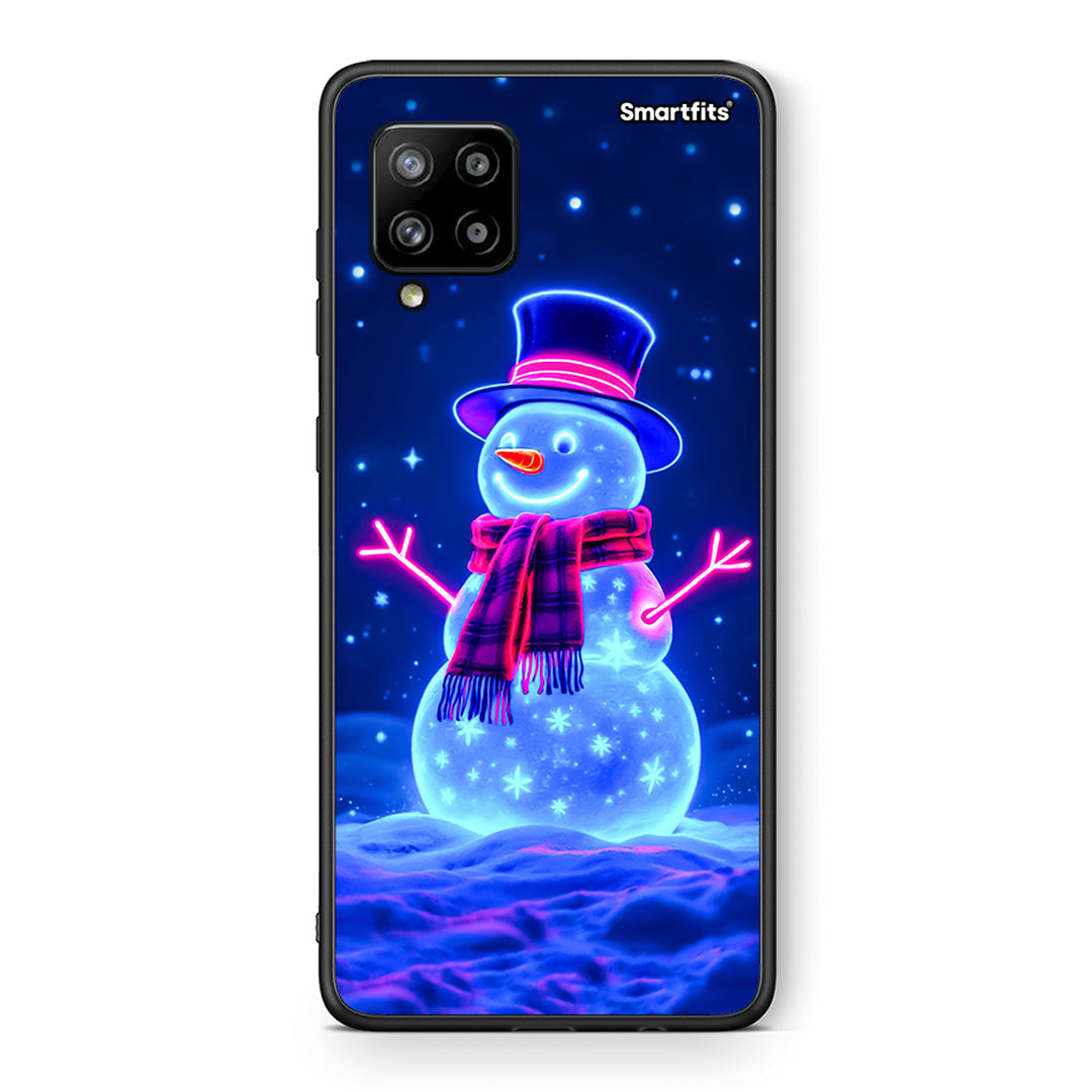 Christmas Neon Snowman - Samsung Galaxy A42 θήκη