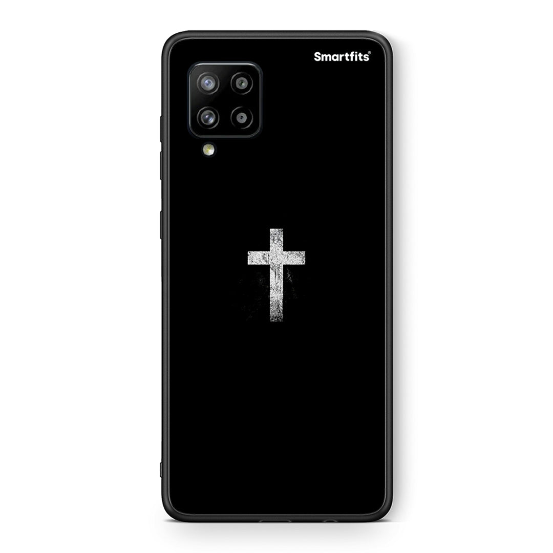 White Cross - Samsung Galaxy A42 θήκη