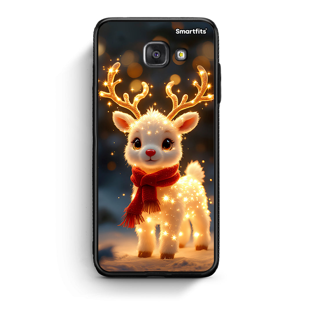 Samsung A5 2017 Christmas Cutie θήκη από τη Smartfits με σχέδιο στο πίσω μέρος και μαύρο περίβλημα | Smartphone case with colorful back and black bezels by Smartfits