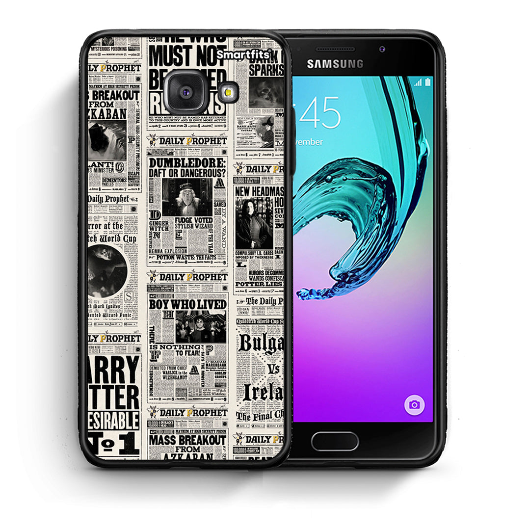 Θήκη Samsung A5 2017 Harry Paper από τη Smartfits με σχέδιο στο πίσω μέρος και μαύρο περίβλημα | Samsung A5 2017 Harry Paper case with colorful back and black bezels