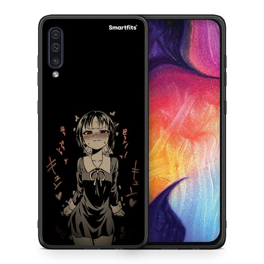 Θήκη Samsung A50/A30s Anime Girl από τη Smartfits με σχέδιο στο πίσω μέρος και μαύρο περίβλημα | Samsung A50/A30s Anime Girl case with colorful back and black bezels