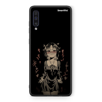 samsung a50 Anime Girl θήκη από τη Smartfits με σχέδιο στο πίσω μέρος και μαύρο περίβλημα | Smartphone case with colorful back and black bezels by Smartfits