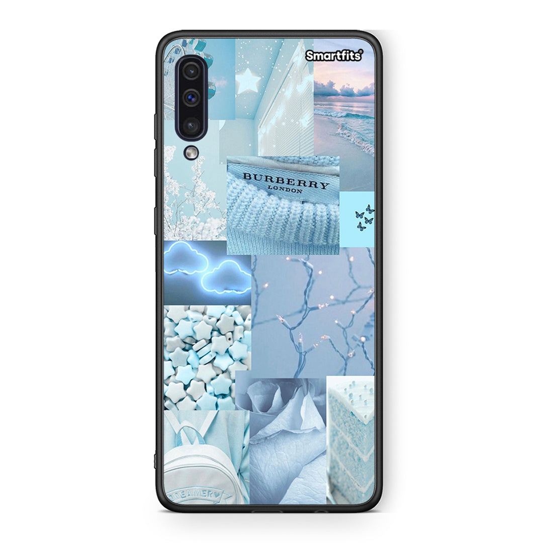samsung a50 Ciel Aesthetic Collage θήκη από τη Smartfits με σχέδιο στο πίσω μέρος και μαύρο περίβλημα | Smartphone case with colorful back and black bezels by Smartfits