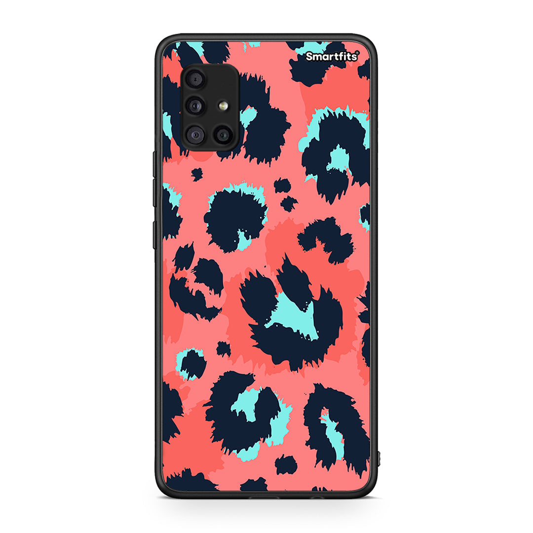 22 - Samsung Galaxy A51 5G Pink Leopard Animal case, cover, bumper