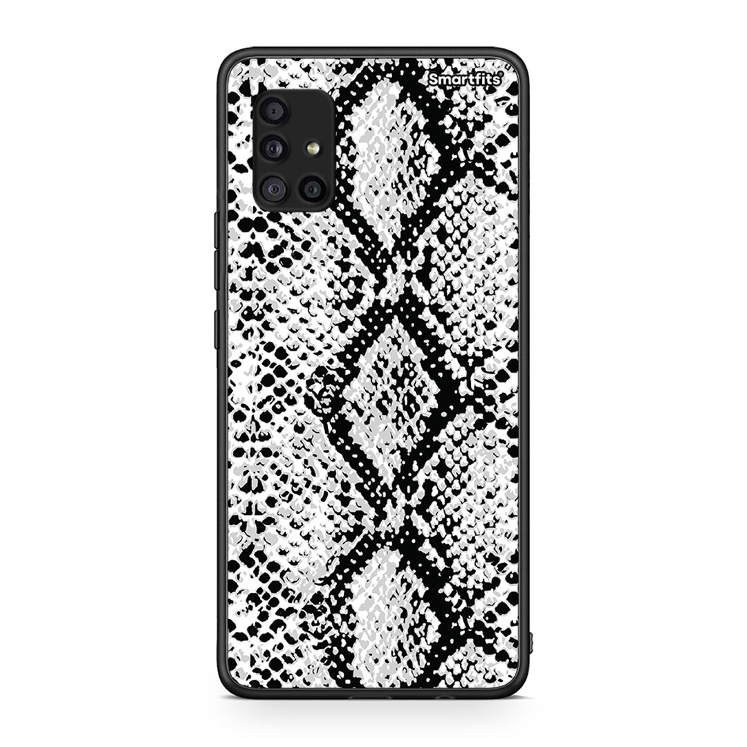 24 - Samsung Galaxy A51 5G White Snake Animal case, cover, bumper