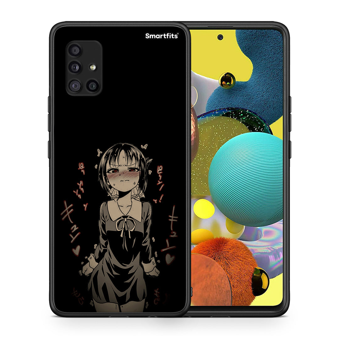 Θήκη Samsung Galaxy A51 5G Anime Girl από τη Smartfits με σχέδιο στο πίσω μέρος και μαύρο περίβλημα | Samsung Galaxy A51 5G Anime Girl case with colorful back and black bezels