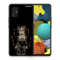 Thumbnail for Θήκη Samsung Galaxy A51 5G Anime Girl από τη Smartfits με σχέδιο στο πίσω μέρος και μαύρο περίβλημα | Samsung Galaxy A51 5G Anime Girl case with colorful back and black bezels