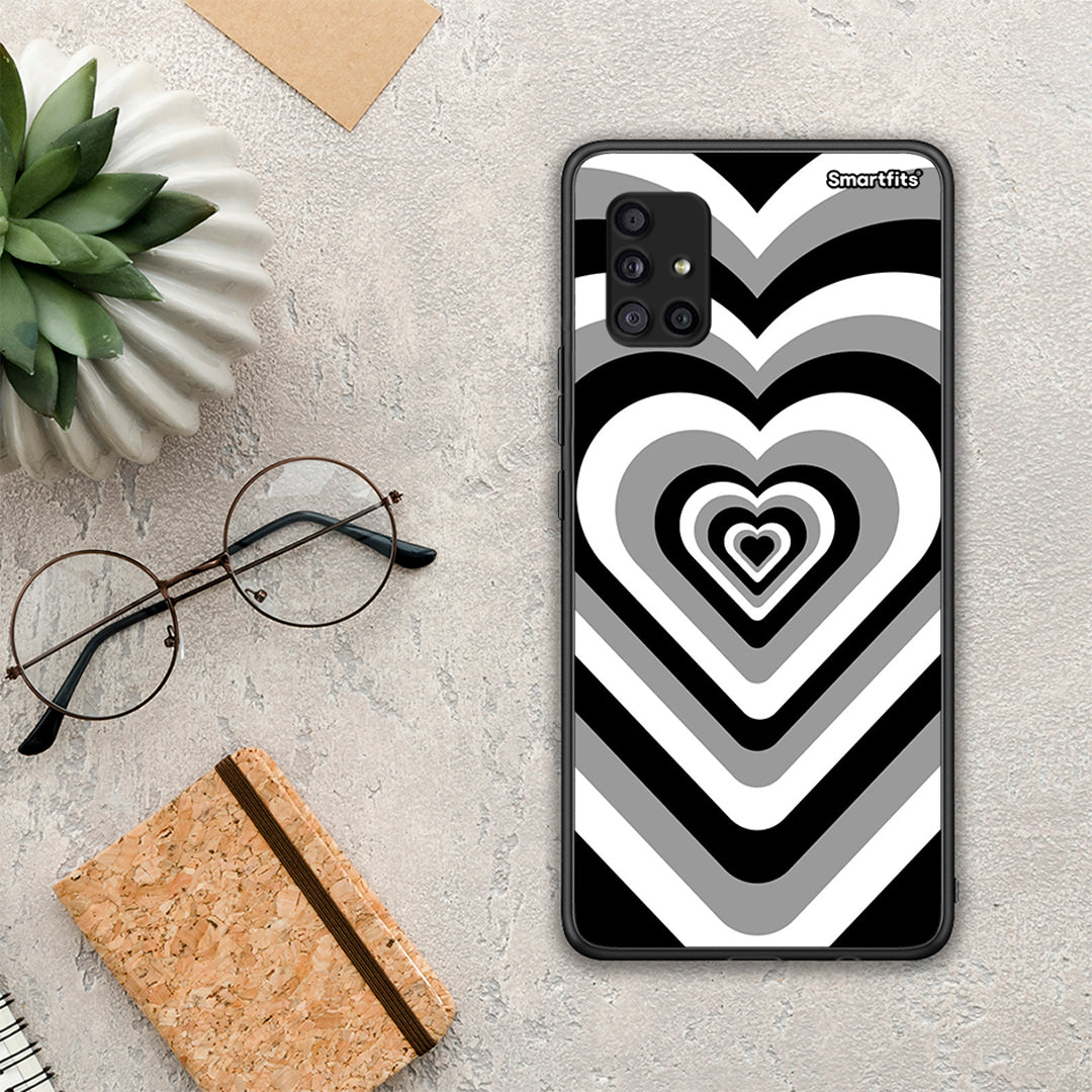 Black Hearts - Samsung Galaxy A51 5G θήκη