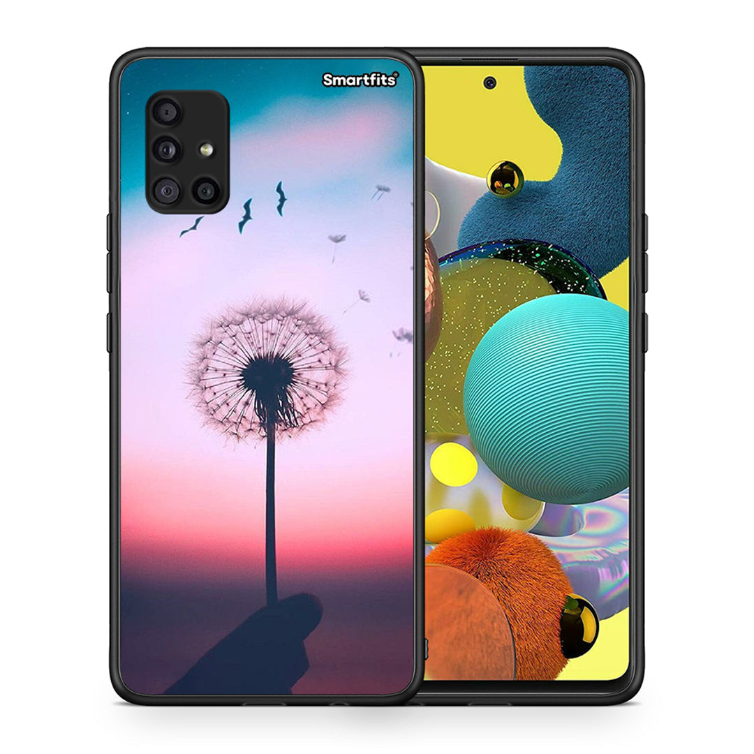 Θήκη Samsung Galaxy A51 5G Wish Boho από τη Smartfits με σχέδιο στο πίσω μέρος και μαύρο περίβλημα | Samsung Galaxy A51 5G Wish Boho case with colorful back and black bezels