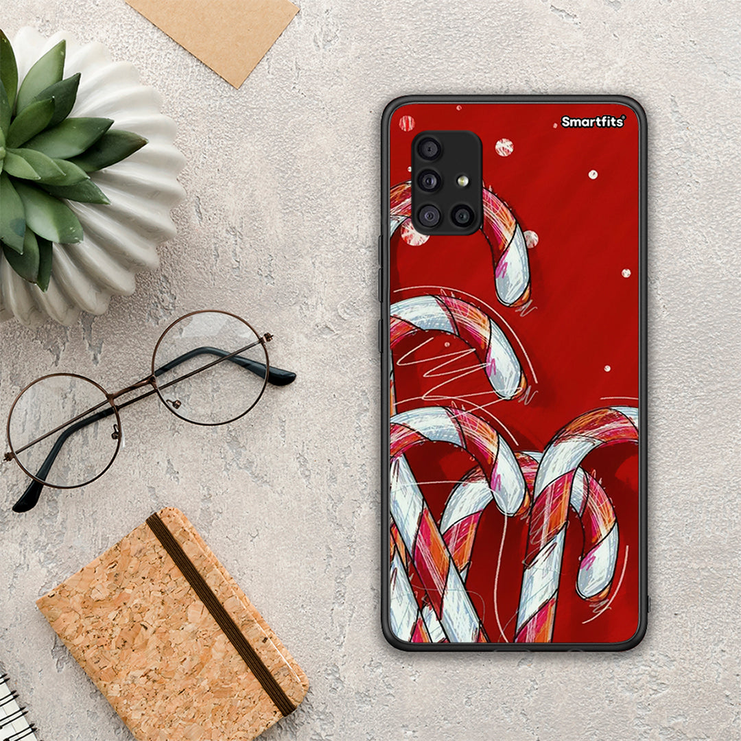 Candy Cane - Samsung Galaxy A51 5G θήκη