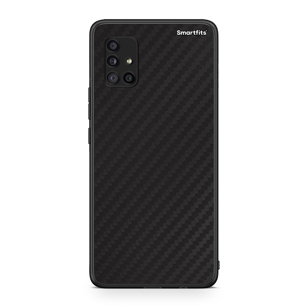 Samsung Galaxy A51 5G Carbon Black θήκη από τη Smartfits με σχέδιο στο πίσω μέρος και μαύρο περίβλημα | Smartphone case with colorful back and black bezels by Smartfits