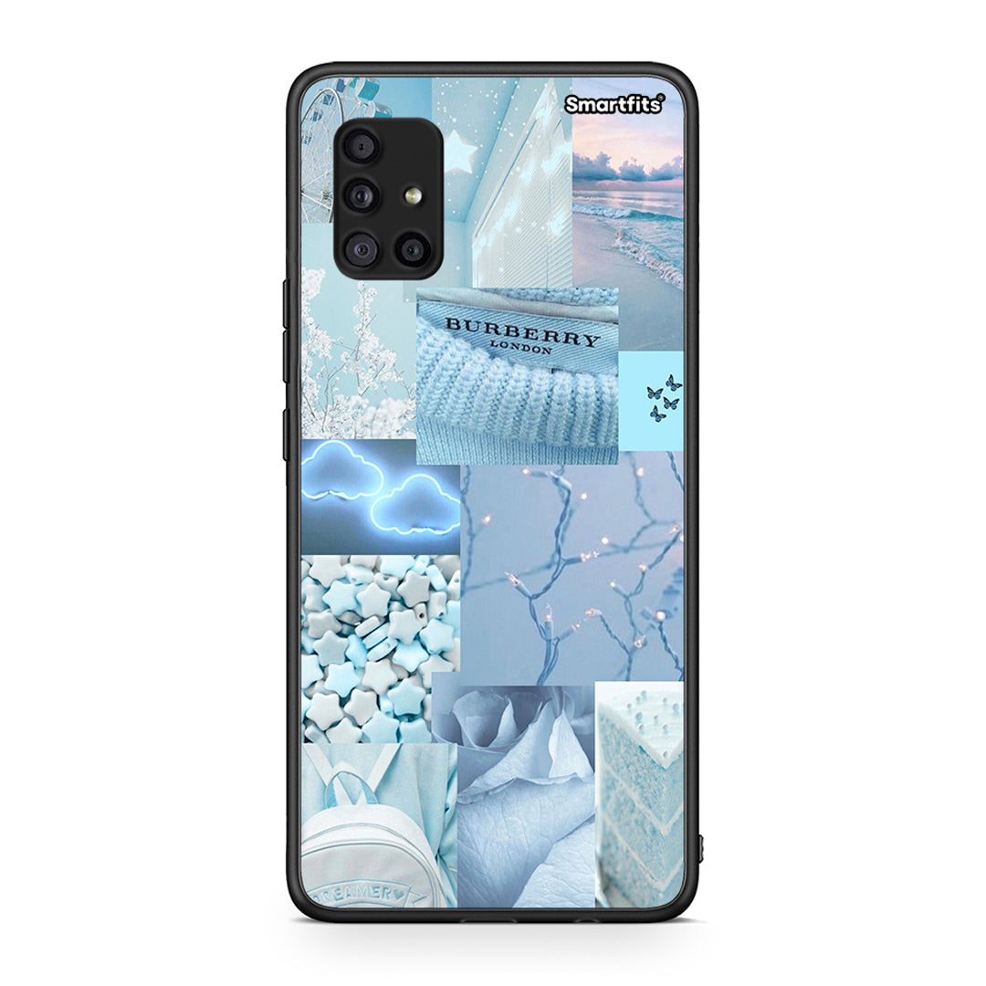 Samsung Galaxy A51 5G Ciel Aesthetic Collage θήκη από τη Smartfits με σχέδιο στο πίσω μέρος και μαύρο περίβλημα | Smartphone case with colorful back and black bezels by Smartfits