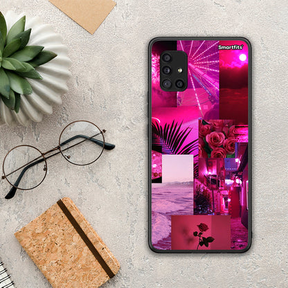 Collage Red Roses - Samsung Galaxy A51 5G θήκη