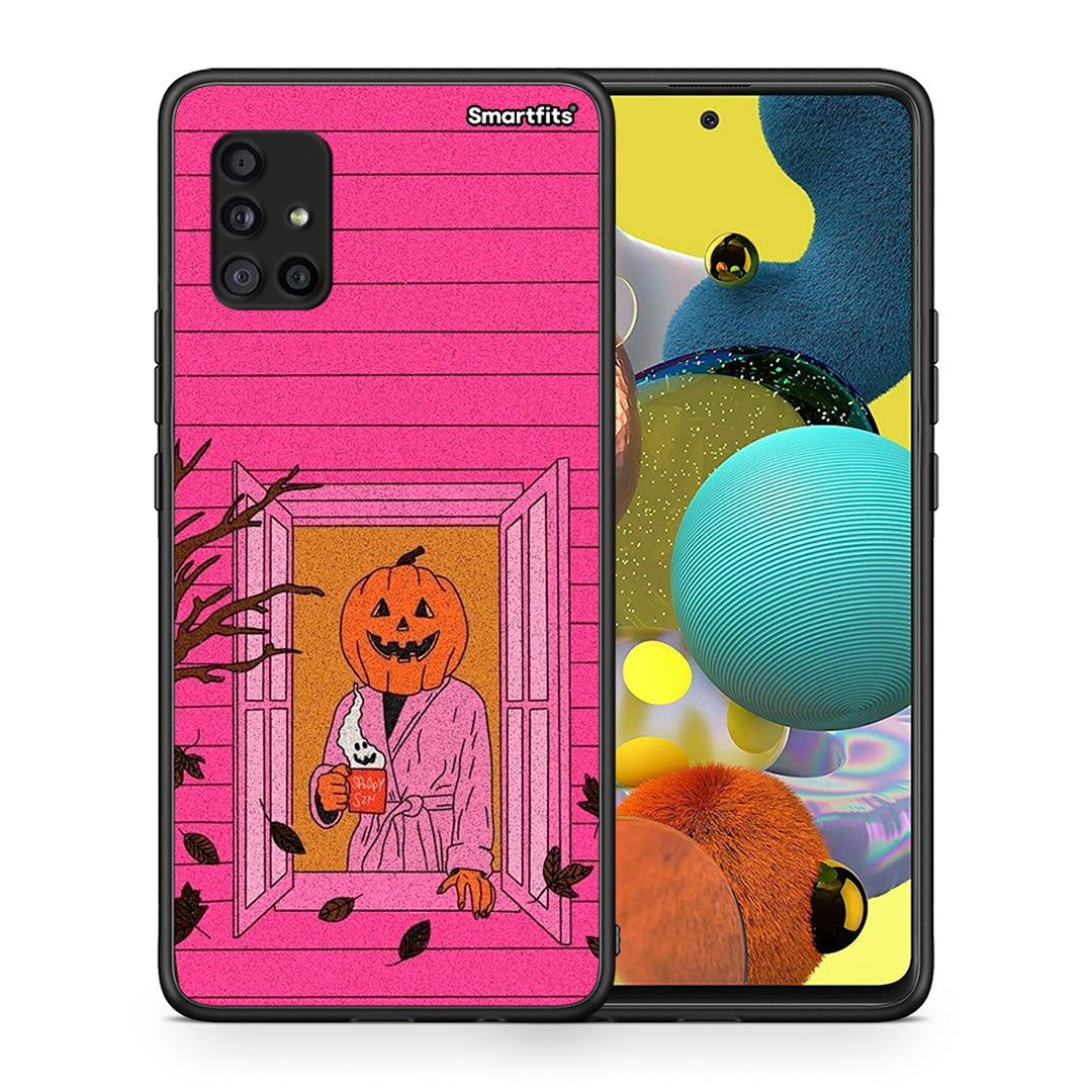 Halloween Pumpkin Lady - Samsung Galaxy A51 5G θήκη