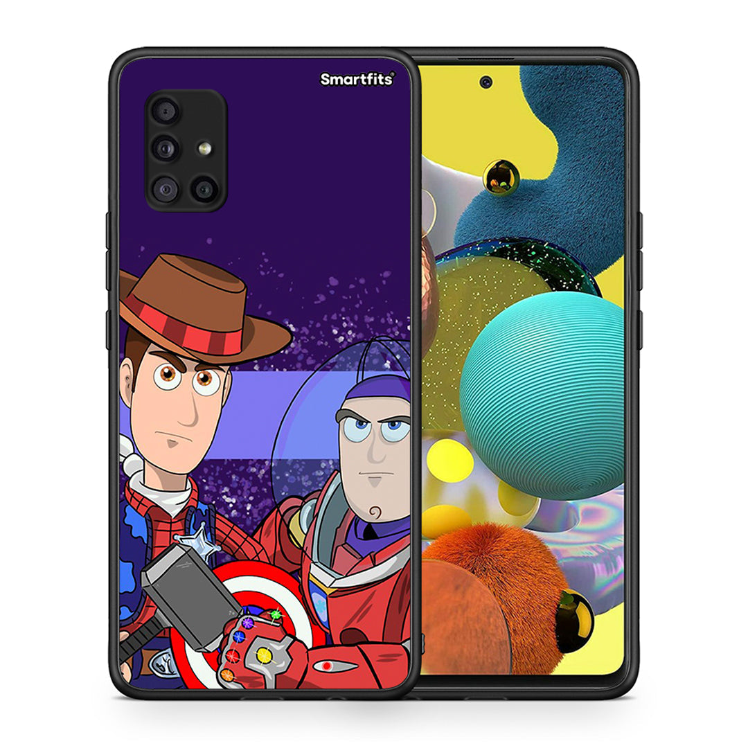 Θήκη Samsung Galaxy A51 5G Infinity Story από τη Smartfits με σχέδιο στο πίσω μέρος και μαύρο περίβλημα | Samsung Galaxy A51 5G Infinity Story case with colorful back and black bezels