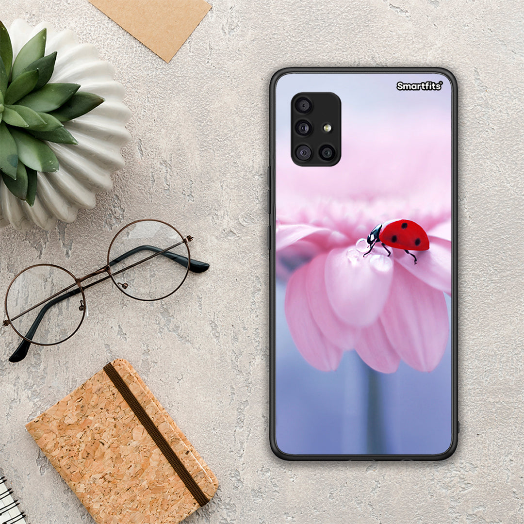 Ladybug Flower - Samsung Galaxy A51 5G θήκη