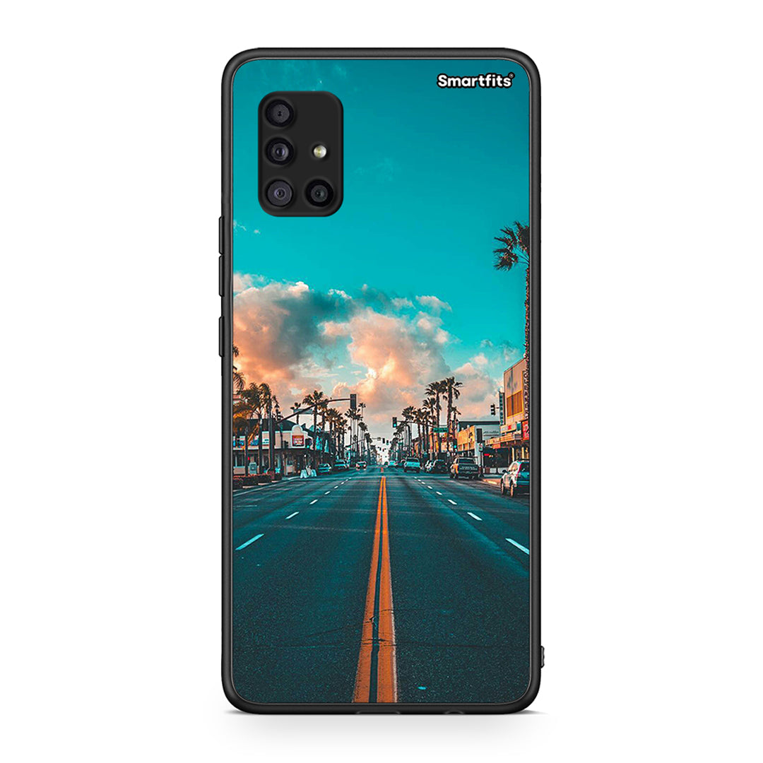 4 - Samsung Galaxy A51 5G City Landscape case, cover, bumper