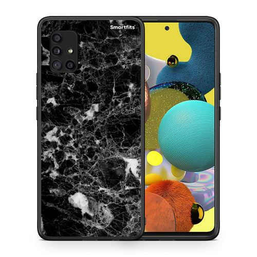 Θήκη Samsung Galaxy A51 5G Male Marble από τη Smartfits με σχέδιο στο πίσω μέρος και μαύρο περίβλημα | Samsung Galaxy A51 5G Male Marble case with colorful back and black bezels