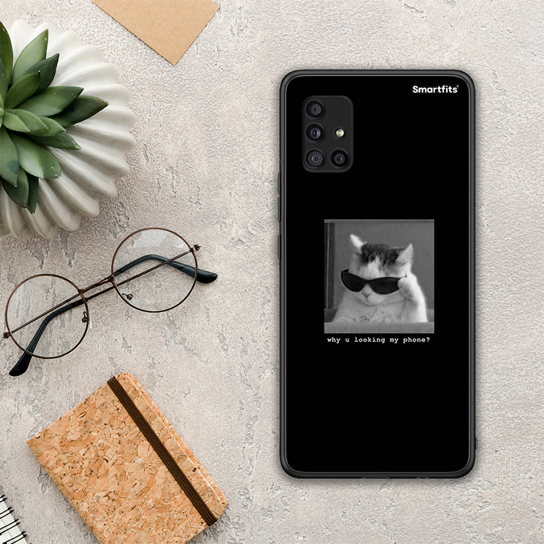 Meme Cat - Samsung Galaxy A51 5G θήκη