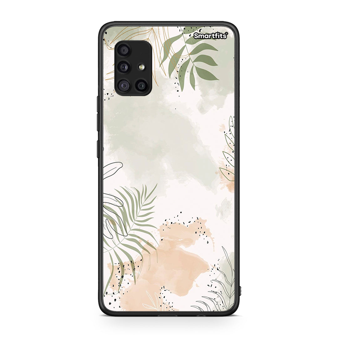 Samsung Galaxy A51 5G Nude Plants Θήκη από τη Smartfits με σχέδιο στο πίσω μέρος και μαύρο περίβλημα | Smartphone case with colorful back and black bezels by Smartfits