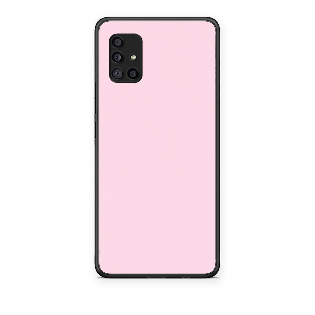 Θήκη Samsung Galaxy A51 5G Pale Pink από τη Smartfits με σχέδιο στο πίσω μέρος και μαύρο περίβλημα | Samsung Galaxy A51 5G Pale Pink case with colorful back and black bezels