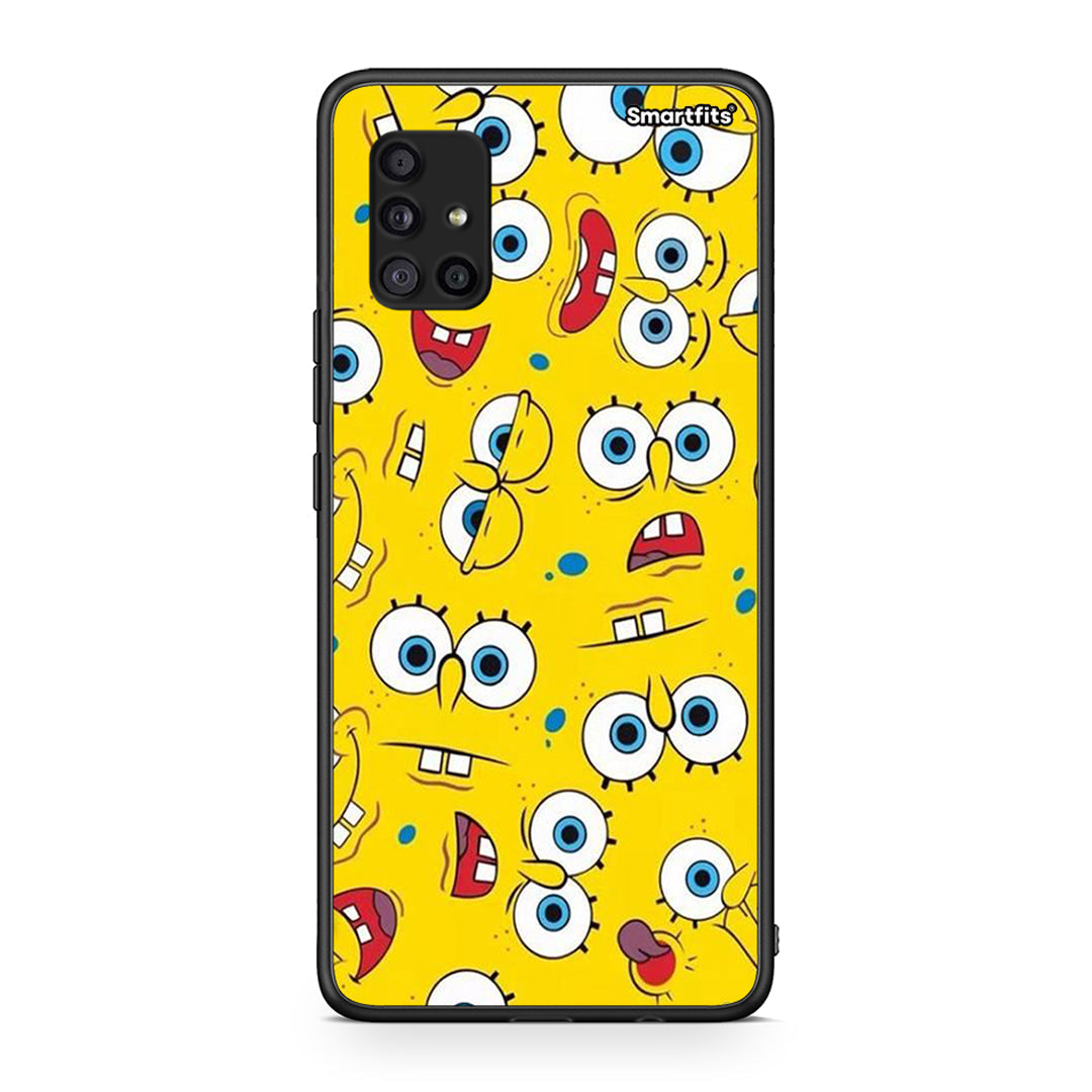 4 - Samsung Galaxy A51 5G Sponge PopArt case, cover, bumper