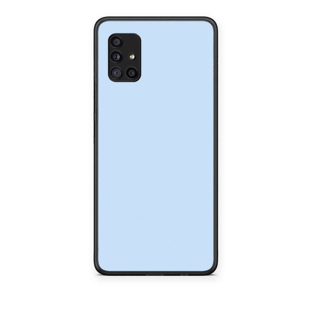 Θήκη Samsung Galaxy A51 5G Powder Blue από τη Smartfits με σχέδιο στο πίσω μέρος και μαύρο περίβλημα | Samsung Galaxy A51 5G Powder Blue case with colorful back and black bezels