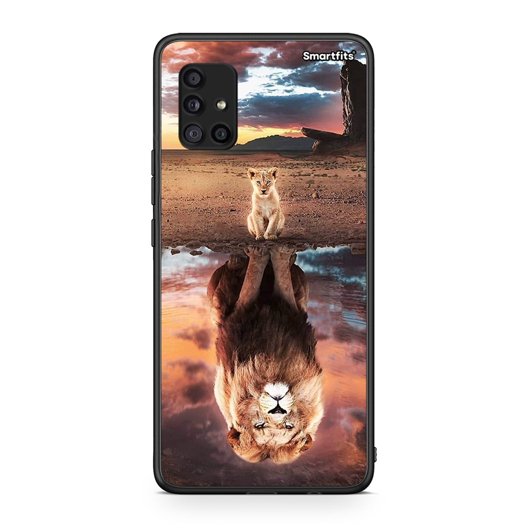 Samsung Galaxy A51 5G Sunset Dreams Θήκη Αγίου Βαλεντίνου από τη Smartfits με σχέδιο στο πίσω μέρος και μαύρο περίβλημα | Smartphone case with colorful back and black bezels by Smartfits