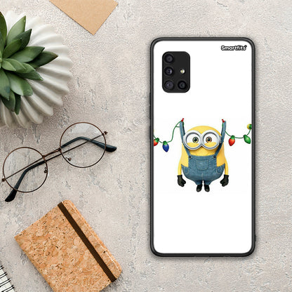Xmas Minion Lights - Samsung Galaxy A51 5G θήκη