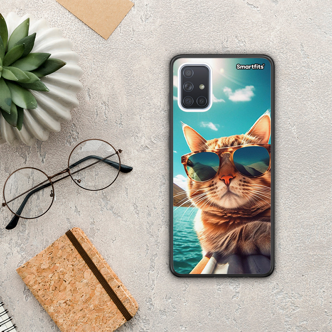 Summer Cat - Samsung Galaxy A51 θήκη