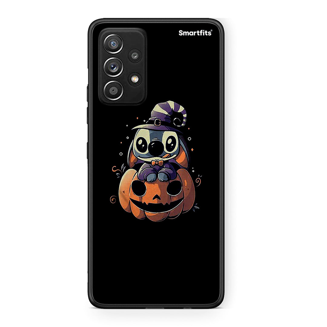 Samsung Galaxy A52 Halloween Stitch θήκη από τη Smartfits με σχέδιο στο πίσω μέρος και μαύρο περίβλημα | Smartphone case with colorful back and black bezels by Smartfits