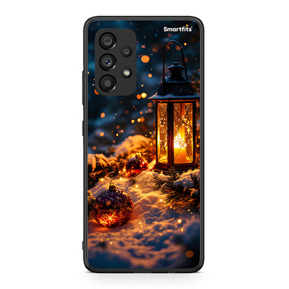 Samsung A53 5G Christmas Ornaments θήκη από τη Smartfits με σχέδιο στο πίσω μέρος και μαύρο περίβλημα | Smartphone case with colorful back and black bezels by Smartfits