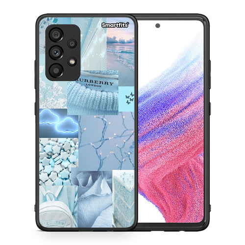 Θήκη Samsung A53 5G Ciel Aesthetic Collage από τη Smartfits με σχέδιο στο πίσω μέρος και μαύρο περίβλημα | Samsung A53 5G Ciel Aesthetic Collage case with colorful back and black bezels