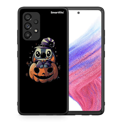 Θήκη Samsung A53 5G Halloween Stitch από τη Smartfits με σχέδιο στο πίσω μέρος και μαύρο περίβλημα | Samsung A53 5G Halloween Stitch case with colorful back and black bezels