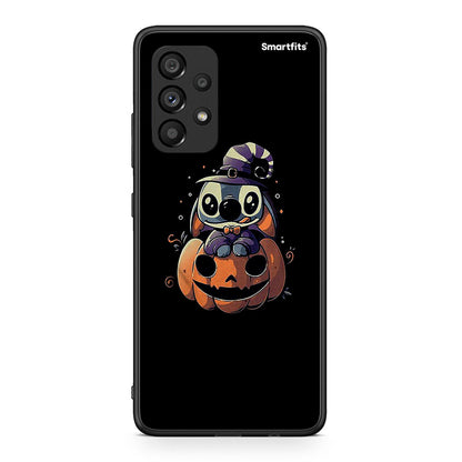 Samsung A53 5G Halloween Stitch θήκη από τη Smartfits με σχέδιο στο πίσω μέρος και μαύρο περίβλημα | Smartphone case with colorful back and black bezels by Smartfits