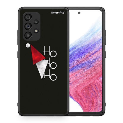 Θήκη Samsung A53 5G Minimal Christmas από τη Smartfits με σχέδιο στο πίσω μέρος και μαύρο περίβλημα | Samsung A53 5G Minimal Christmas case with colorful back and black bezels