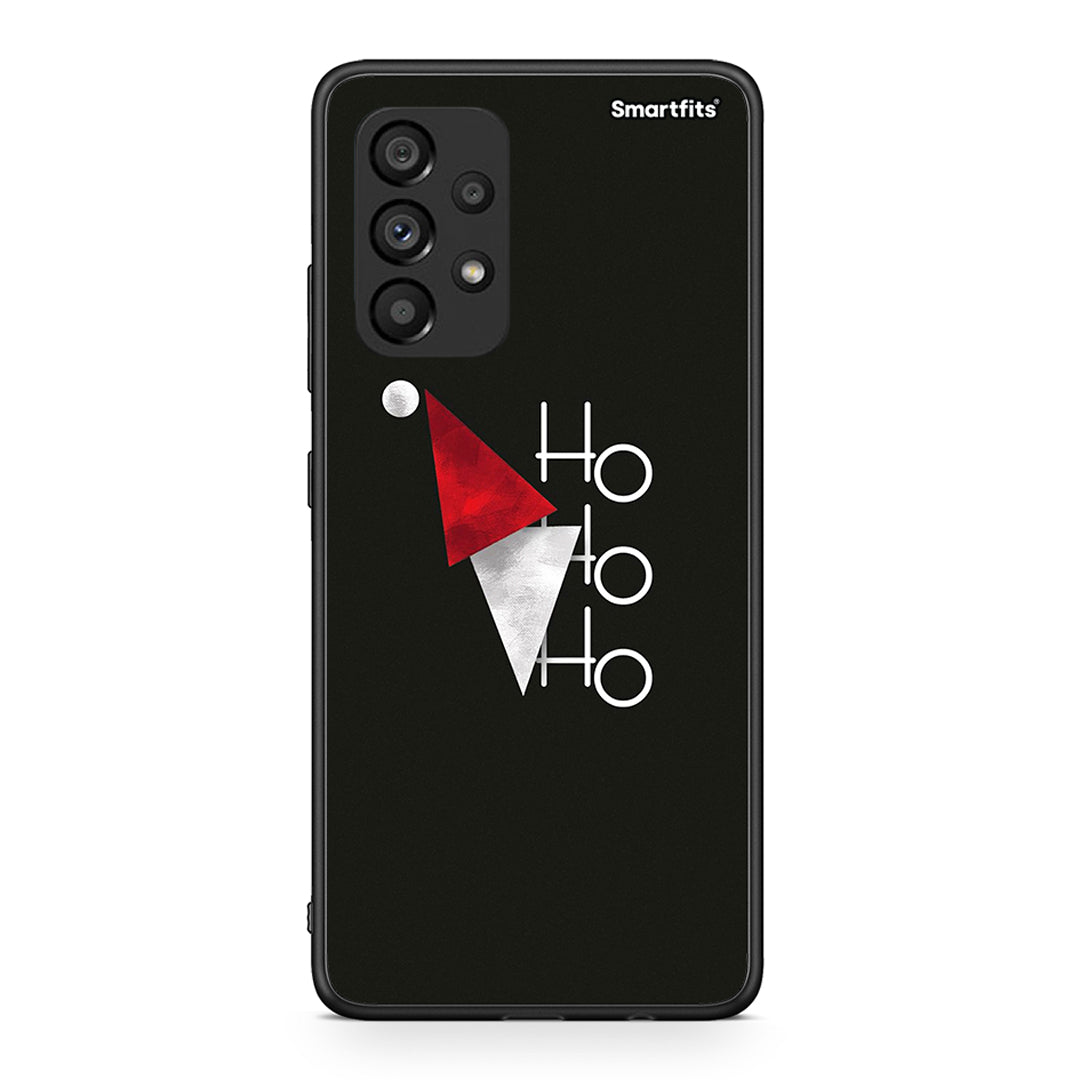 Samsung A53 5G Minimal Christmas θήκη από τη Smartfits με σχέδιο στο πίσω μέρος και μαύρο περίβλημα | Smartphone case with colorful back and black bezels by Smartfits