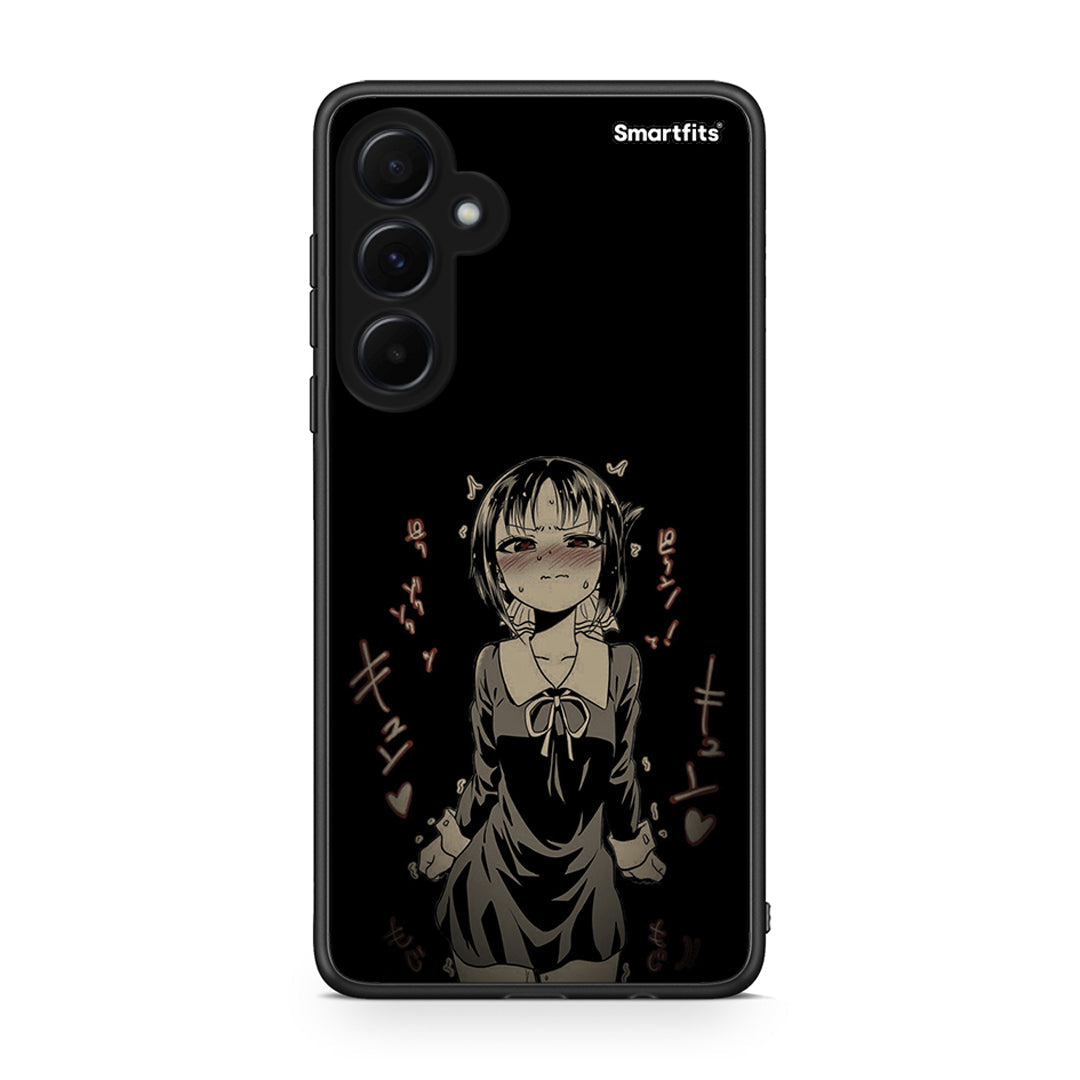 Samsung Galaxy A55 Anime Girl θήκη από τη Smartfits με σχέδιο στο πίσω μέρος και μαύρο περίβλημα | Smartphone case with colorful back and black bezels by Smartfits