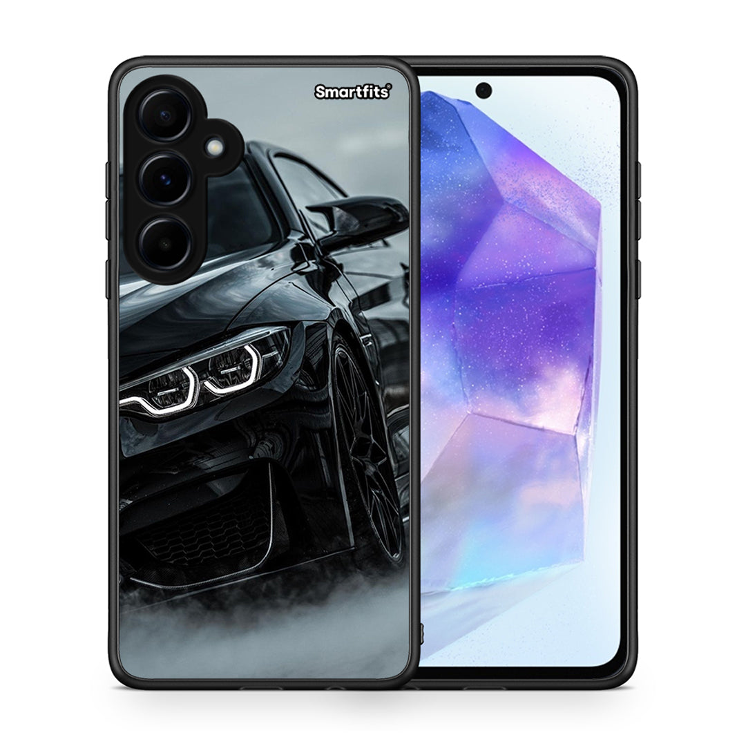 Θήκη Samsung Galaxy A55 Black BMW από τη Smartfits με σχέδιο στο πίσω μέρος και μαύρο περίβλημα | Samsung Galaxy A55 Black BMW case with colorful back and black bezels