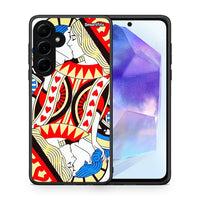 Thumbnail for Θήκη Samsung Galaxy A55 Card Love από τη Smartfits με σχέδιο στο πίσω μέρος και μαύρο περίβλημα | Samsung Galaxy A55 Card Love case with colorful back and black bezels