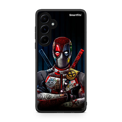 Samsung Galaxy A55 Funny Guy θήκη από τη Smartfits με σχέδιο στο πίσω μέρος και μαύρο περίβλημα | Smartphone case with colorful back and black bezels by Smartfits