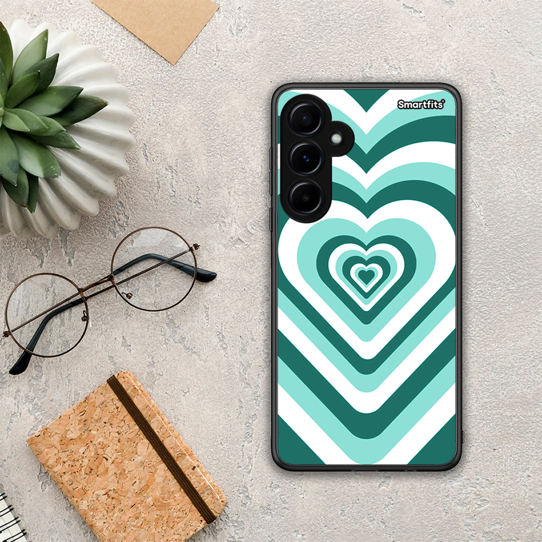 Green Hearts - Samsung Galaxy A55 θήκη