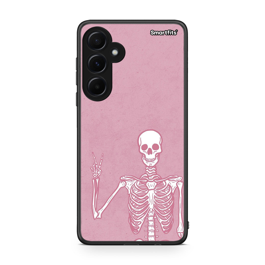 Samsung Galaxy A55 Halloween Motivation Θήκη από τη Smartfits με σχέδιο στο πίσω μέρος και μαύρο περίβλημα | Smartphone case with colorful back and black bezels by Smartfits
