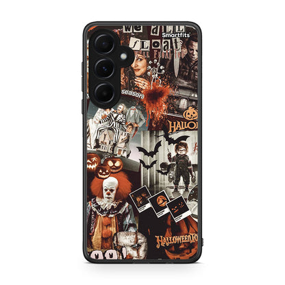 Samsung Galaxy A55 Halloween Spooky Season Θήκη από τη Smartfits με σχέδιο στο πίσω μέρος και μαύρο περίβλημα | Smartphone case with colorful back and black bezels by Smartfits