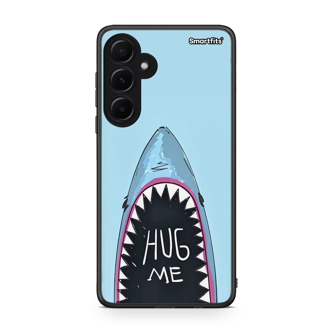 Samsung Galaxy A55 Hug Me θήκη από τη Smartfits με σχέδιο στο πίσω μέρος και μαύρο περίβλημα | Smartphone case with colorful back and black bezels by Smartfits