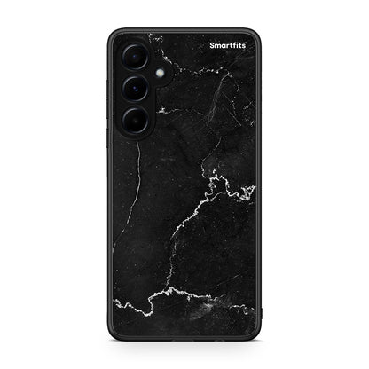 Samsung Galaxy A55 Marble Black θήκη από τη Smartfits με σχέδιο στο πίσω μέρος και μαύρο περίβλημα | Smartphone case with colorful back and black bezels by Smartfits