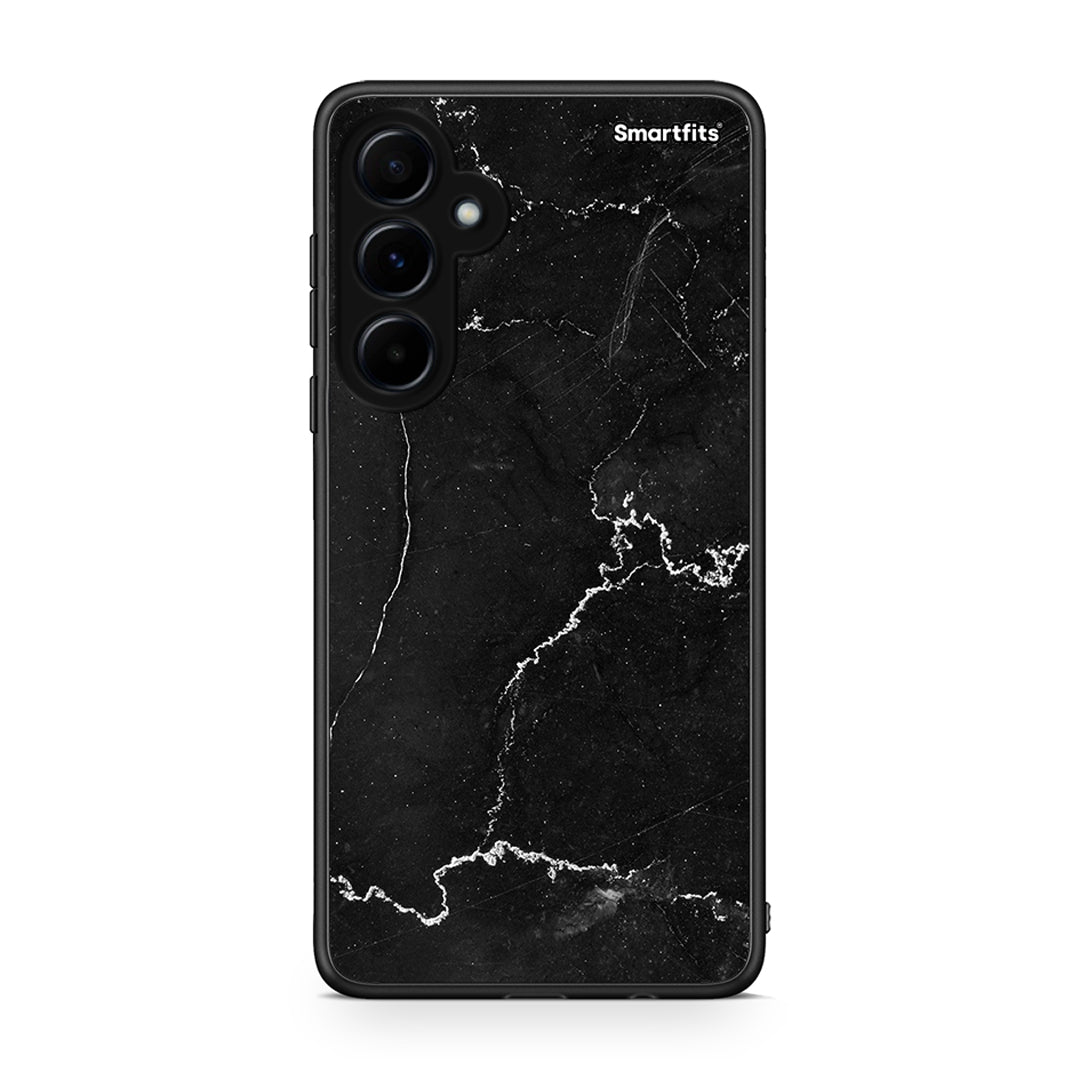 Samsung Galaxy A55 Marble Black θήκη από τη Smartfits με σχέδιο στο πίσω μέρος και μαύρο περίβλημα | Smartphone case with colorful back and black bezels by Smartfits